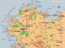 Carte de la Côte de Granit Rose