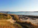 La plage du Dourlin, près du Centre du Baly