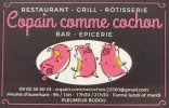 Copain comme cochon - Restaurant PLEUMEUR-BODOU - carte de visite