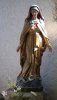 Chapelle de Saint-Uzec : statue de la Vierge