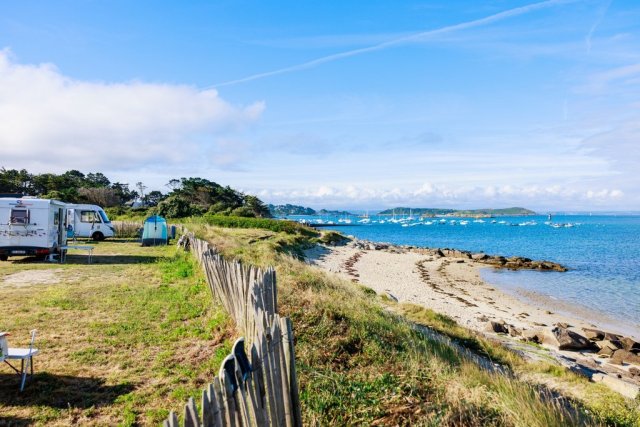 Camping municipal du Dourlin, en Île-Grande, Pleumeur-Bodou
